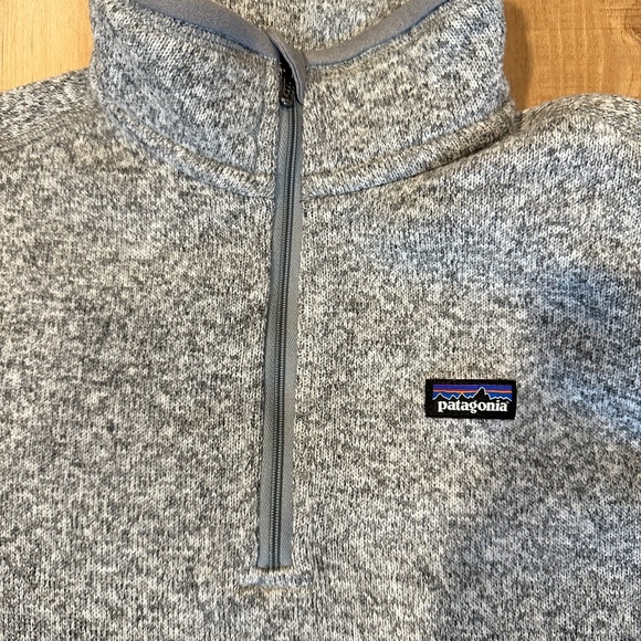 Patagonia Women's Better Sweater 1/4 Zip Fleece In Gray Sz S - Picture 12 of 15